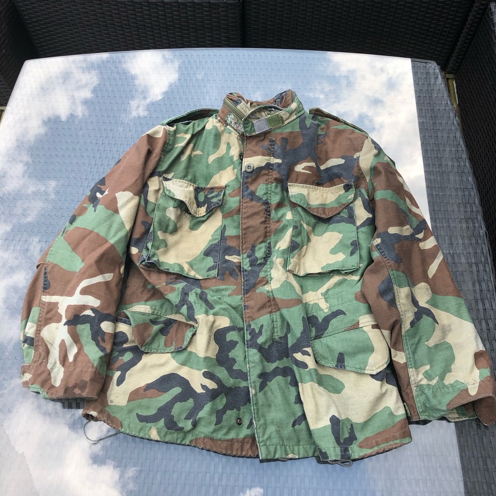 Vintage army camo jacket